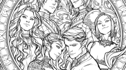 Court of thorns and roses coloring book