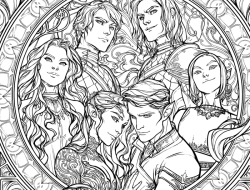 Court of Thorns and Roses Coloring Book A Comprehensive Guide